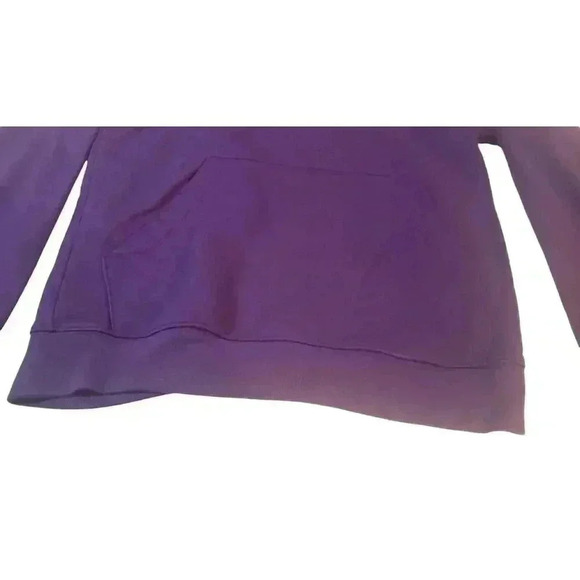 Carhartt Hoodie Purple Youth XL (14) Front Pockets Chest Logo Cotton Blend - Picture 6 of 15